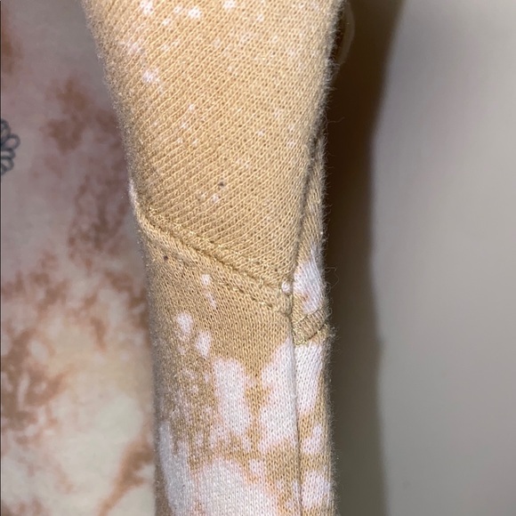 SCW Large Good Mood Bleach Dye Hoodie - Picture 10 of 15